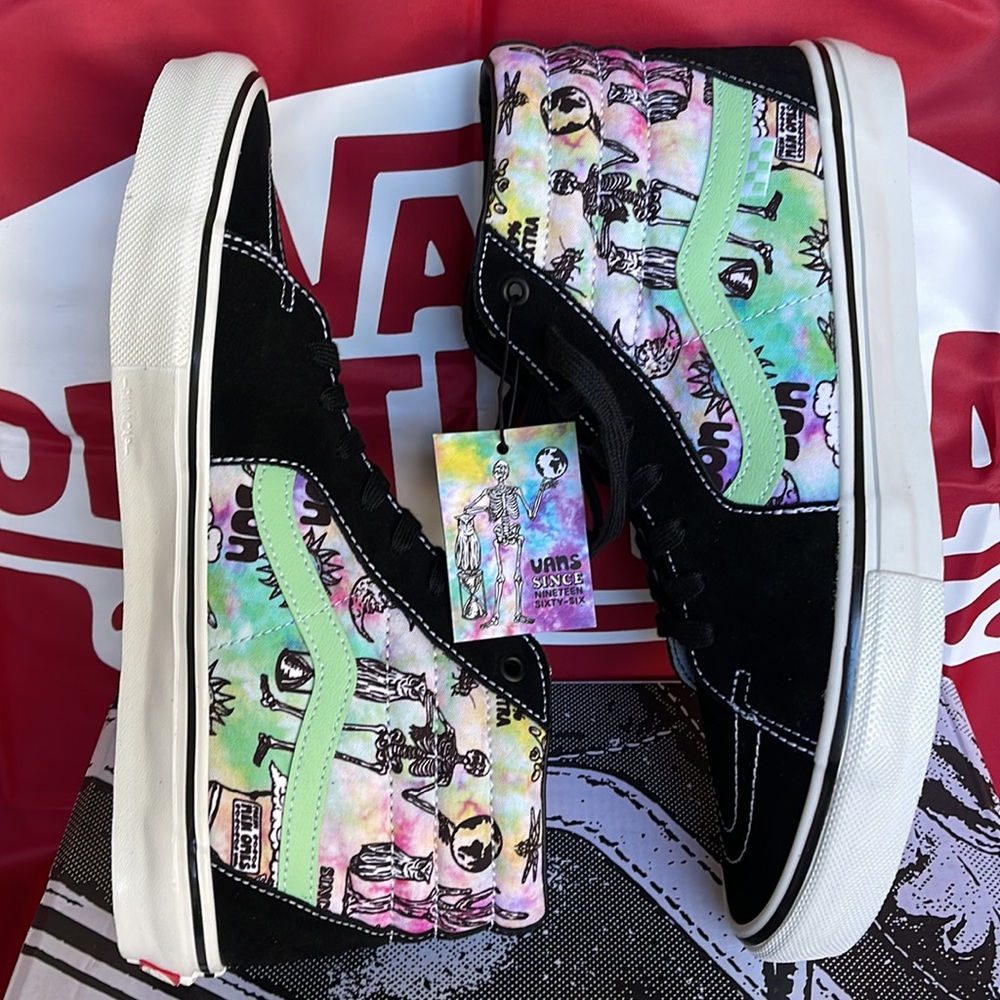 Vans Skate Sk8-Hi Show Room Shroom Doom Black/Green Men’s sneakers